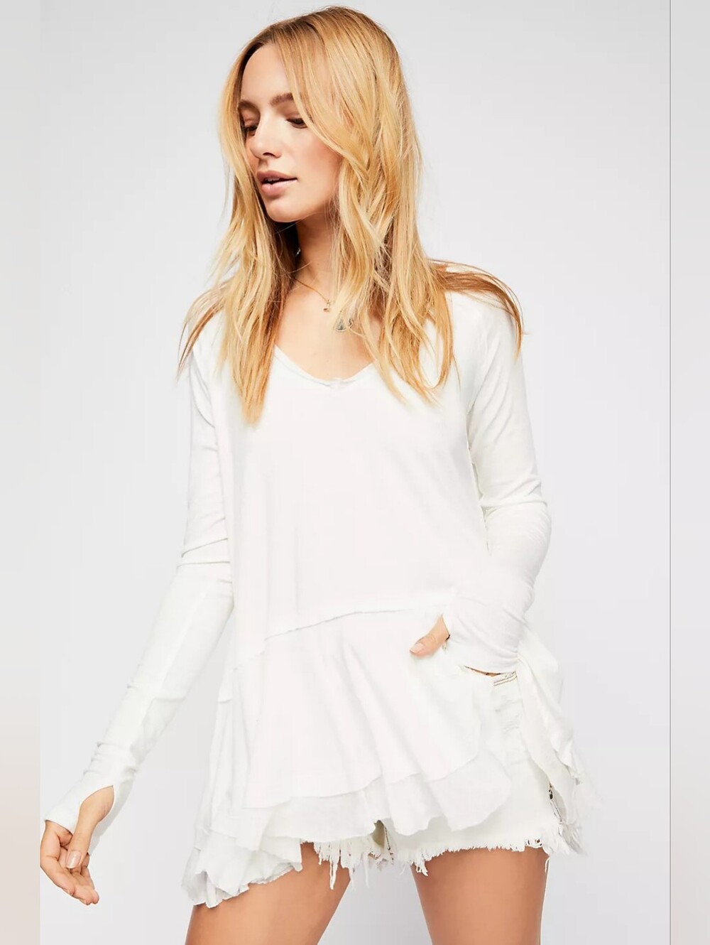we the free tangerine top Free People